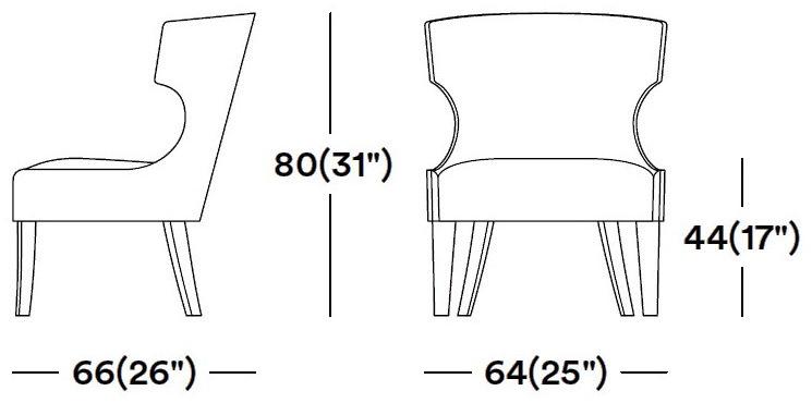 Tirolo Мягкое кресло из массива дерева Xie 053 p - Вид №2