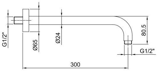 ABOUTWATER Настенная лейка дождевого душа Al/23 sun-id-1464328 - Вид №4