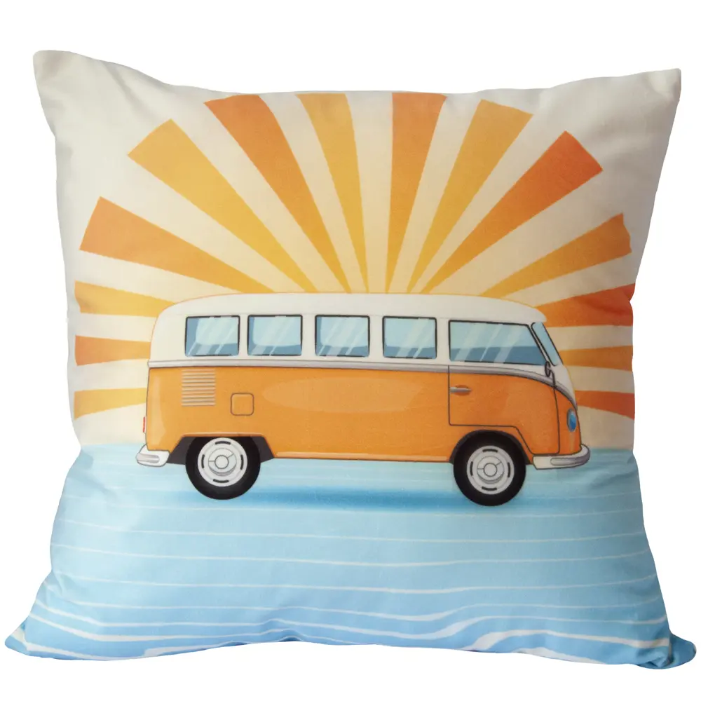 Подушка Автобус 45x45 см цвет бирюзовый 84659866 STLM-2041229 SEASONS 