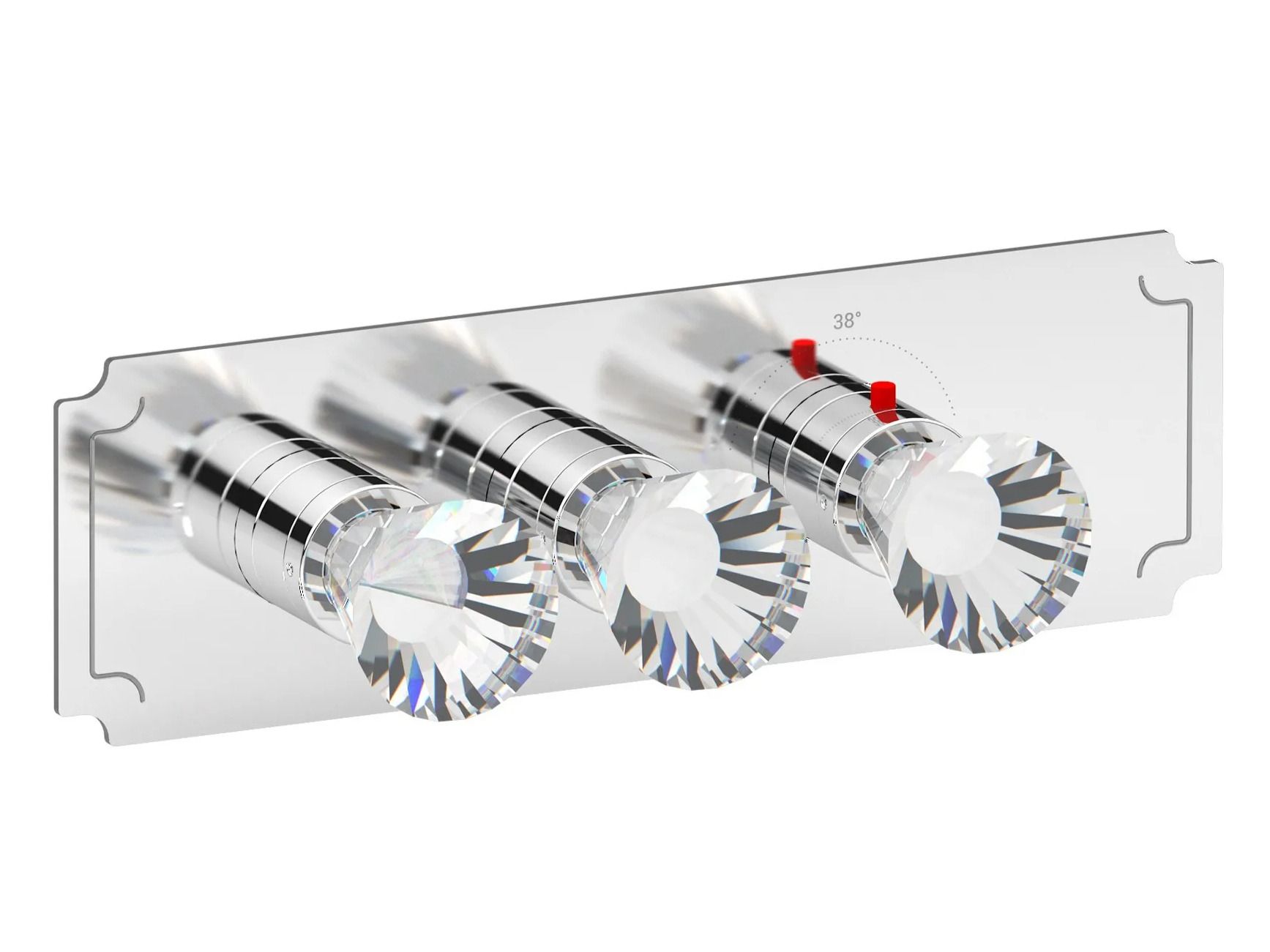 Термостатический смеситель для душа с 3 отверстиями IB Aqua ARCH-00046958