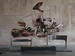 GLAMORA Моющиеся виниловые обои White