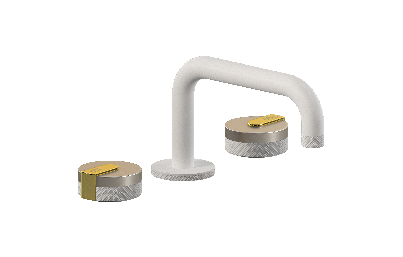 E-11510-R1BNi-L1AU-WT Смеситель для умывальника на 3 отвертия GRAFF MOD+