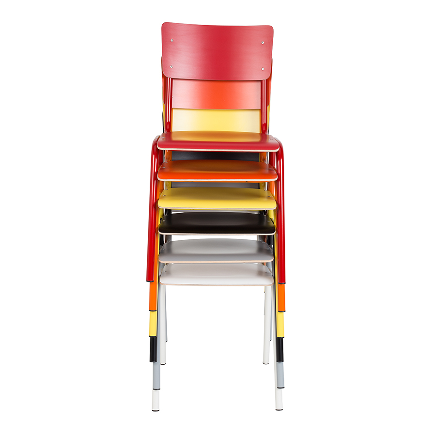 Стул Back to School оранжевый Zuiver 1008204 - Вид №6