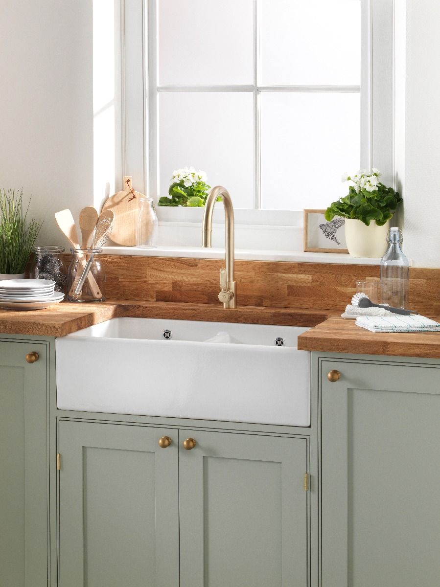 4544HT Однорычажный смеситель Armstrong с ополаскивателем при ополаскивании и текстурированной ручкой Traditional Perrinandrowe - Вид №1