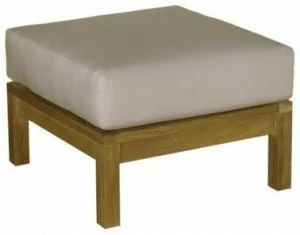 Il Giardino di Legno Квадратный деревянный садовый пуф Savana 837