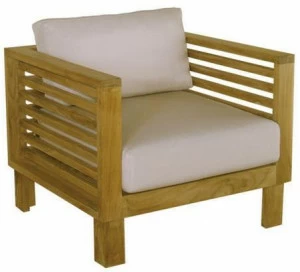 Il Giardino di Legno Садовое кресло из дерева с подлокотниками Saint tropez 213