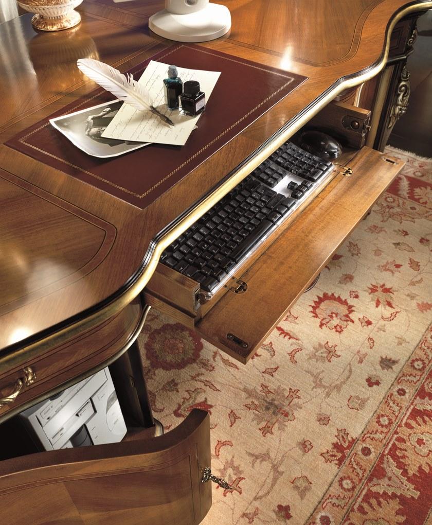 SCAPPINI & C Прямоугольный стол из орехового дерева с ящиками 35th anniversary 2052 - Вид №3