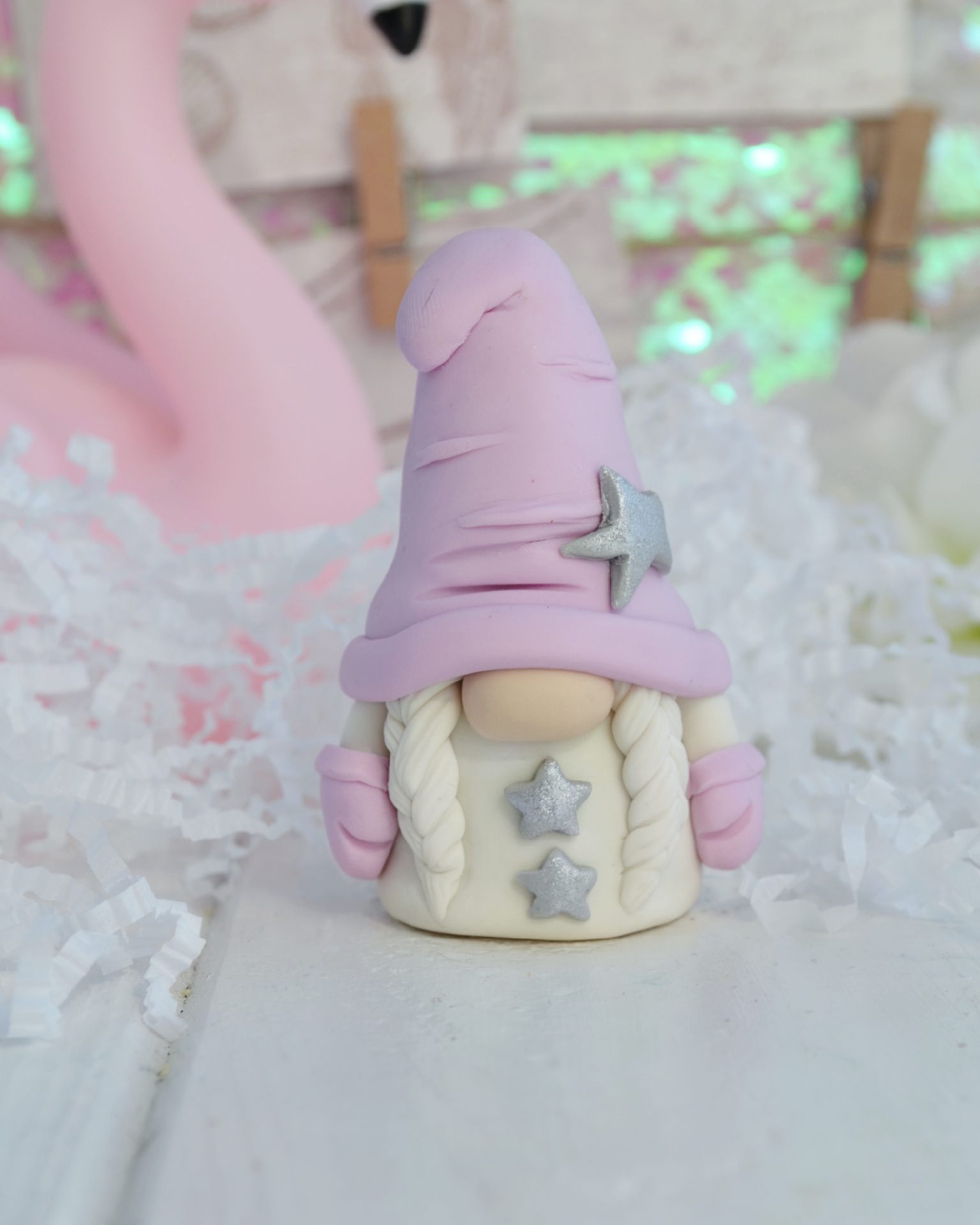 10062 Форма "Гном девочка S" силикон HobbyPage 