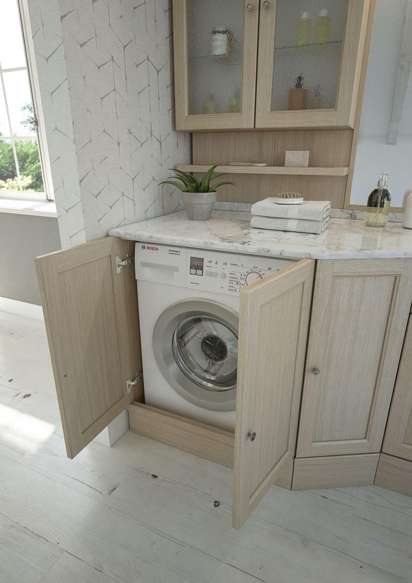 LEGNOBAGNO Мебель для умывальника из дуба напольная с зеркалом Retrò RETRO sun-id-1432495 - Вид №2