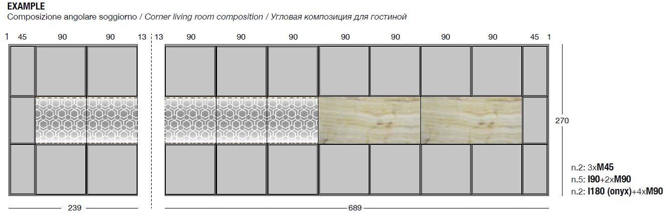 Longhi Кожаные буазери со встроенной подсветкой Aluminiun chic – doors Serie 342 - Вид №14