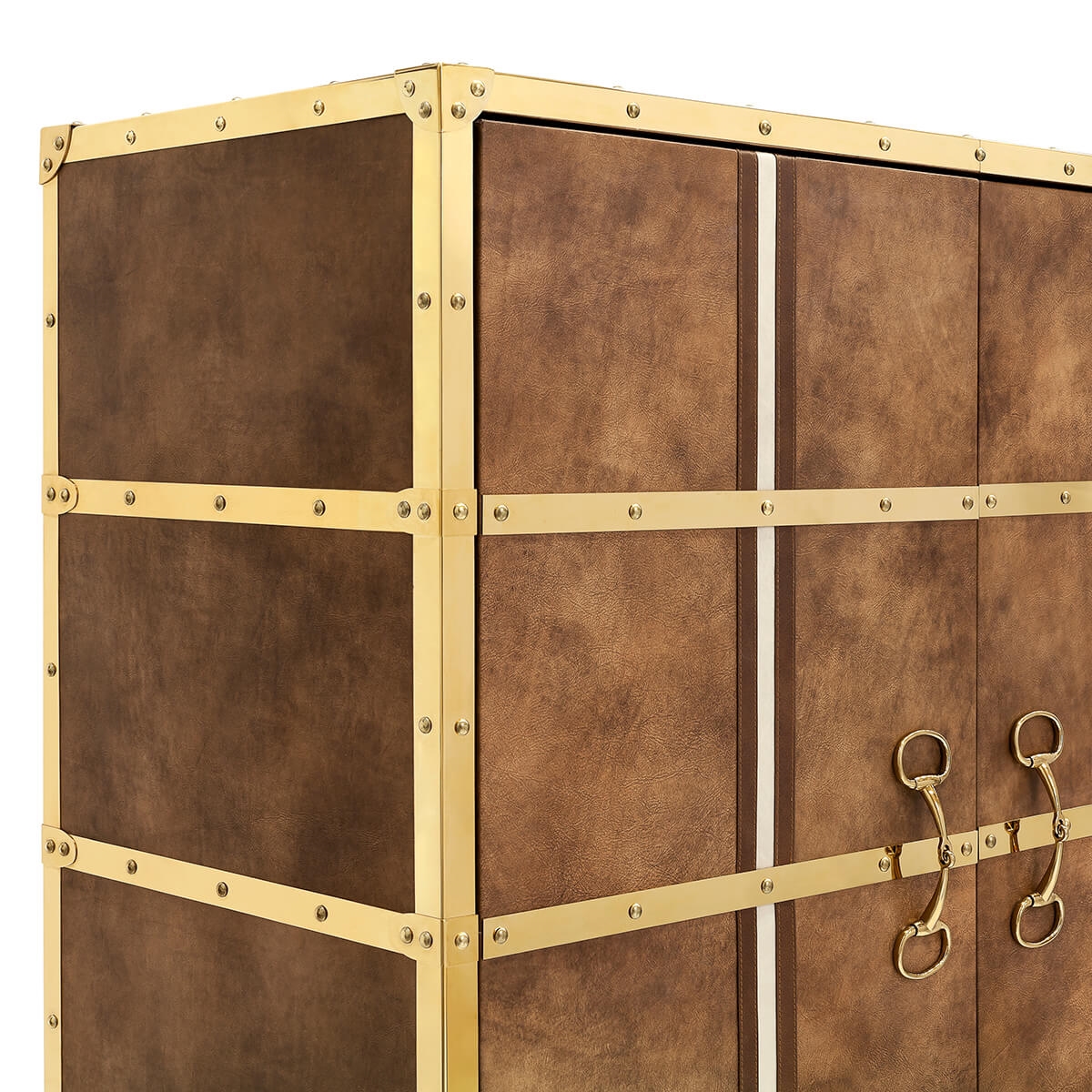 706072-76 ABHIKA ШКАФ MASSY H180 108X48 BROWN  - Вид №4