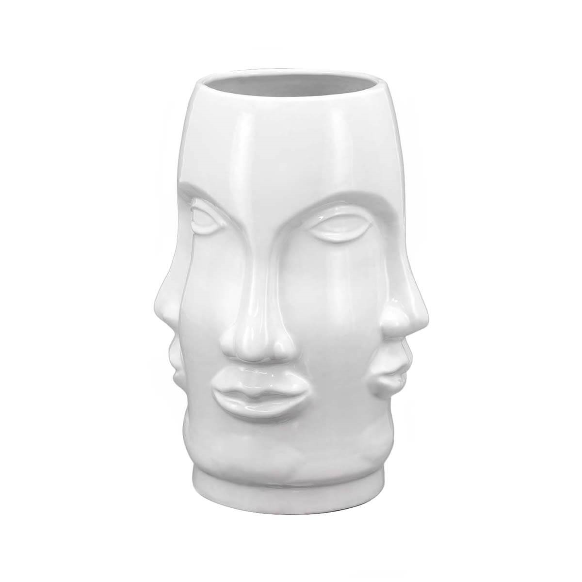 200447,1 ABHIKA ВАЗА MING FACE WHITE 200447.1 - Вид №3