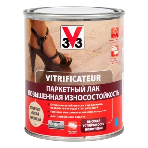 Лак паркетный V33 прозрачный 0.75 л