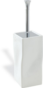 PR796(16-NE) Stil Haus Prisma, напольный керамический ёрш, цвет золото - черная керамика