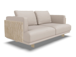 2-местный кожаный диван