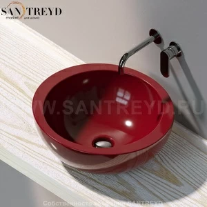 FN50L3011 Накладная раковина на столешницу  круглая Ceramica Flaminia Fonte