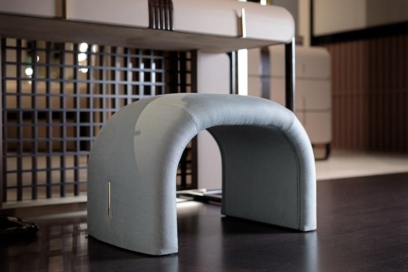 Turri Прямоугольный пуф из ткани с обивкой Eclipse sun-id-1354899 - Вид №1