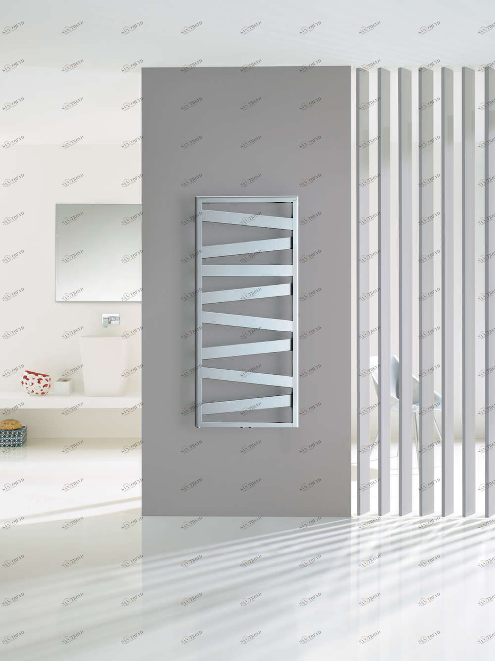 Водяной радиатор KZO-120-050 Kazeane Chromé Acova 1266 