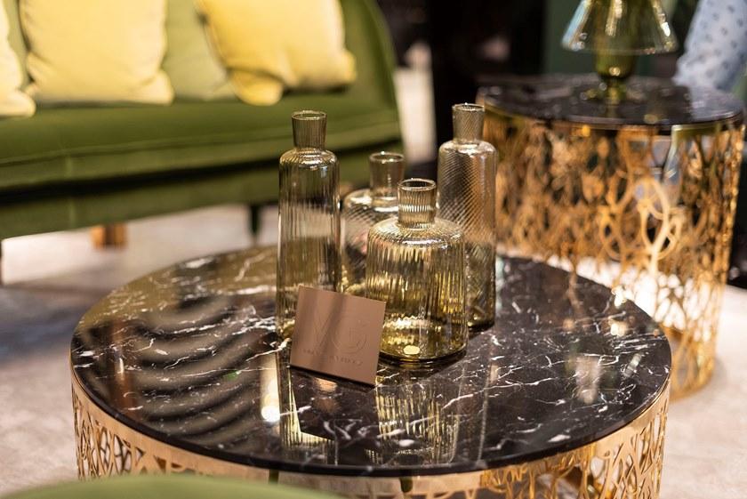 VGnewtrend Круглый журнальный столик из мрамора sun-id-1454960 - Вид №4