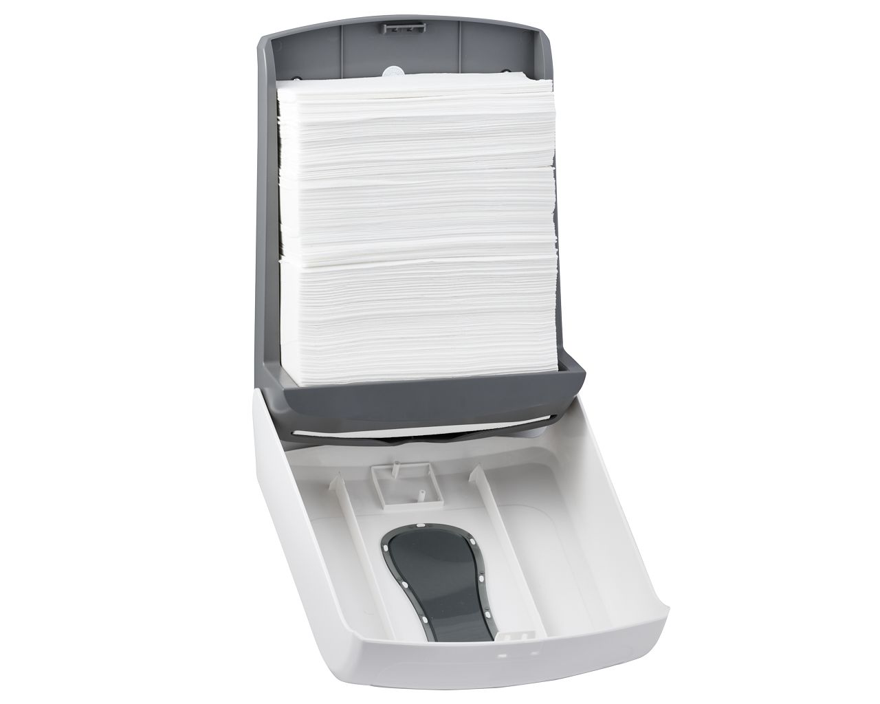 AEB101 ONE SLIM складной полотенцедержатель, АБС-пластик, белый Merida  - Вид №4