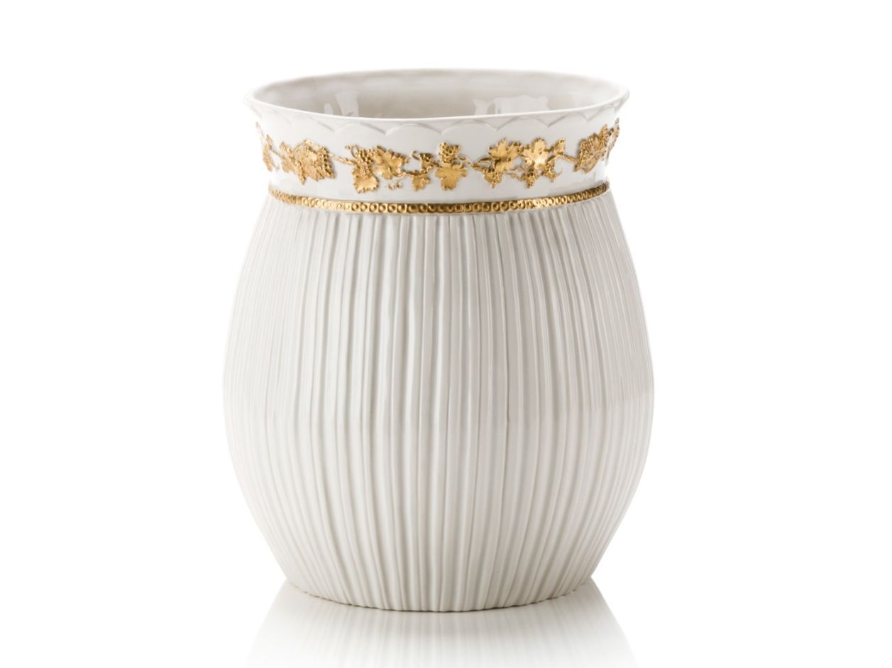 Фарфоровая мусорная корзина VILLARI Impero ARCH-00036404