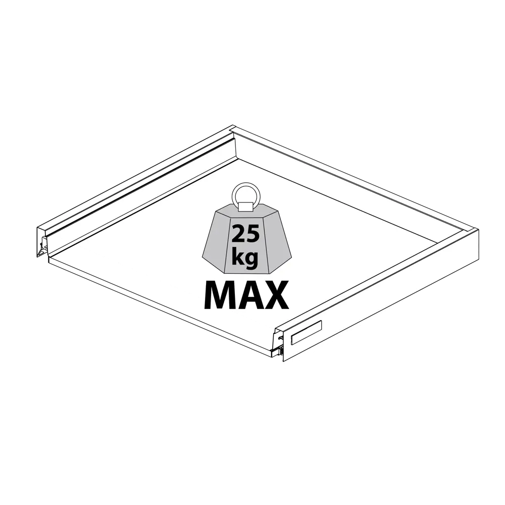 Ящик Delinia ID 76.8x9.4x48 см металл цвет серый 82109388 STLM-2102293 Отсутствует - Вид №6