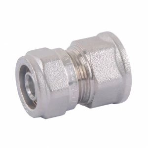 HLV-114302.№.01 Соединитель обжимной HLV c переходом на внутреннюю резьбу