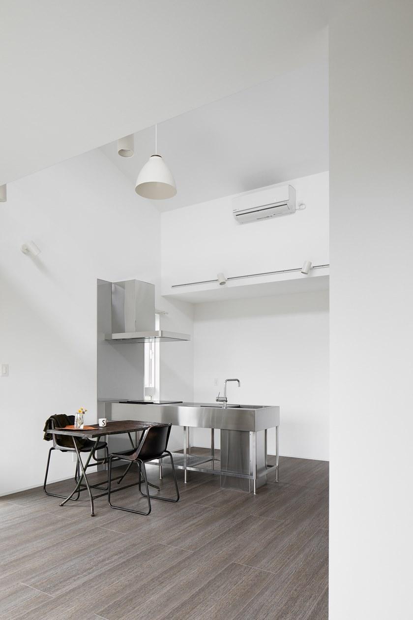 sanwacompany Кухня из нержавеющей стали с островом без ручек sun-id-1404466 - Вид №3