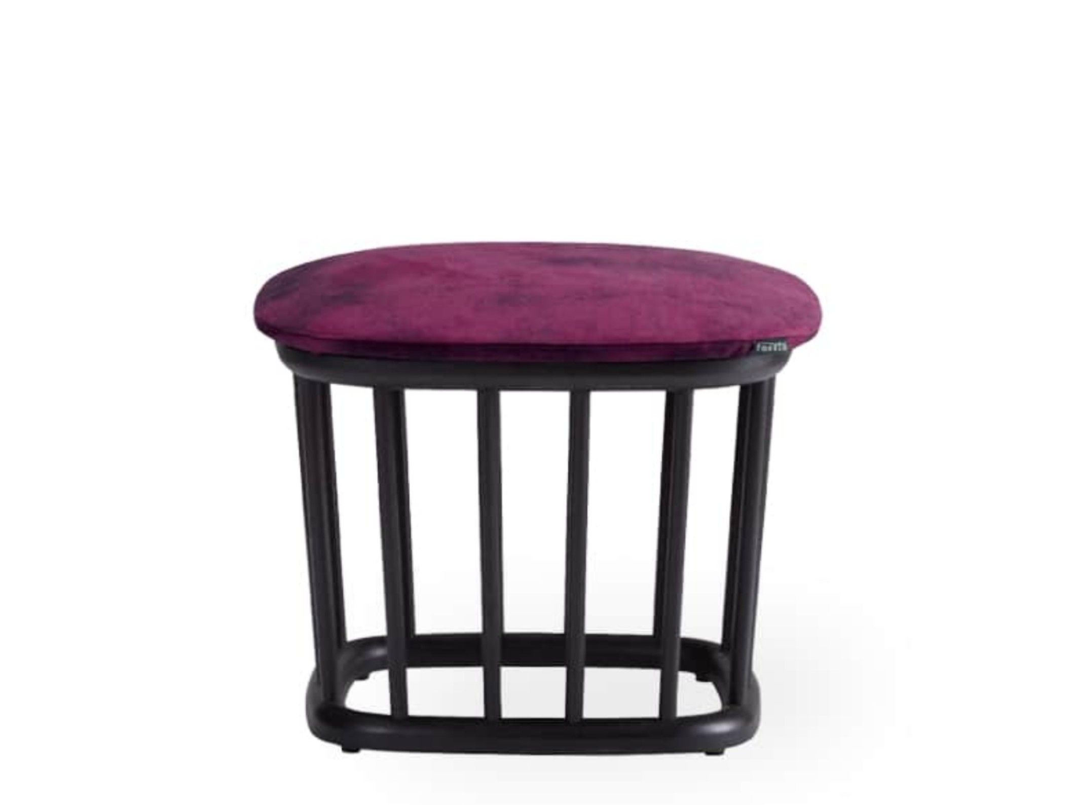 Низкий табурет из ясеня с мягким сиденьем ROSSIN Monte ARCH-00132695 - Вид №1