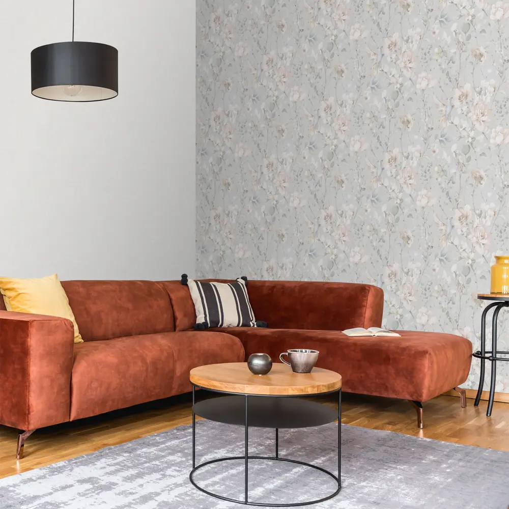 Обои флизелиновые Ateliero Garden серые 1,06х10 м At283243 STLM-2133234 - Вид №3