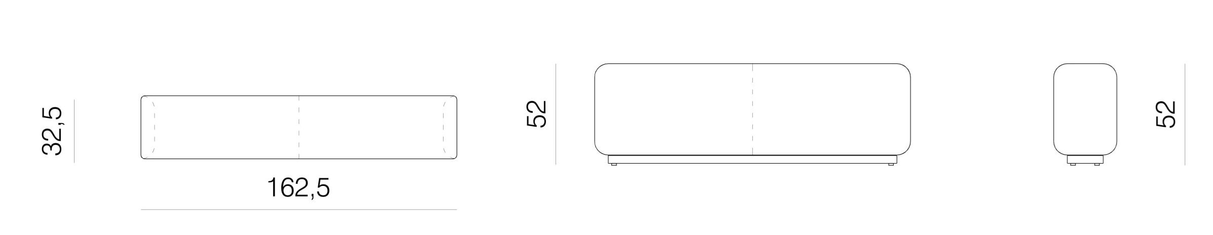 Угловой диван из ткани prostoria Klaster ARCH-00044043 - Вид №3