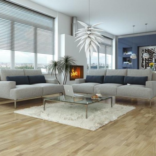 Паркетная доска Barlinek Дуб Бьянко Молти 1000200039 - Вид №9