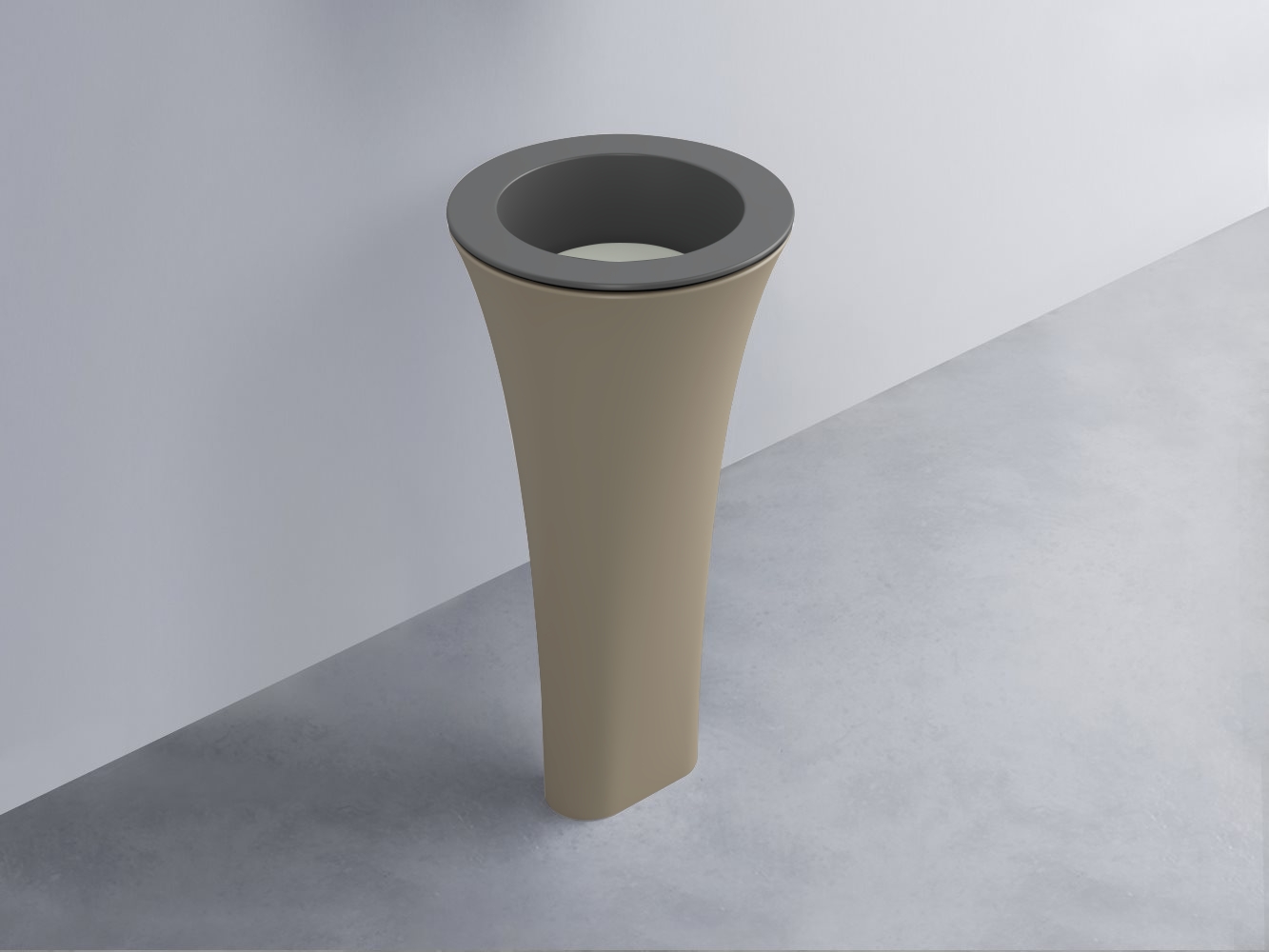 AMLA45-CM+AMPILT-PM+AMCOLT-AV Раковина Amedeo Tondo отдельностоящая cielo Enjoy + Amedeo Ceramica Cielo