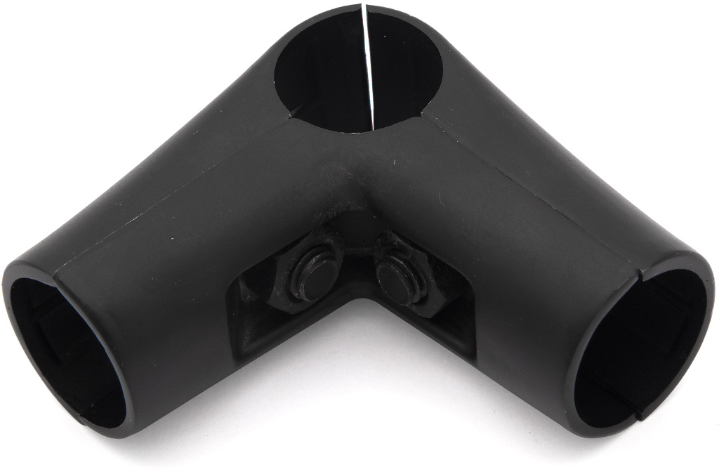 PALLADIUM Угловой соединитель для 3 труб 25 мм - черный 82739692