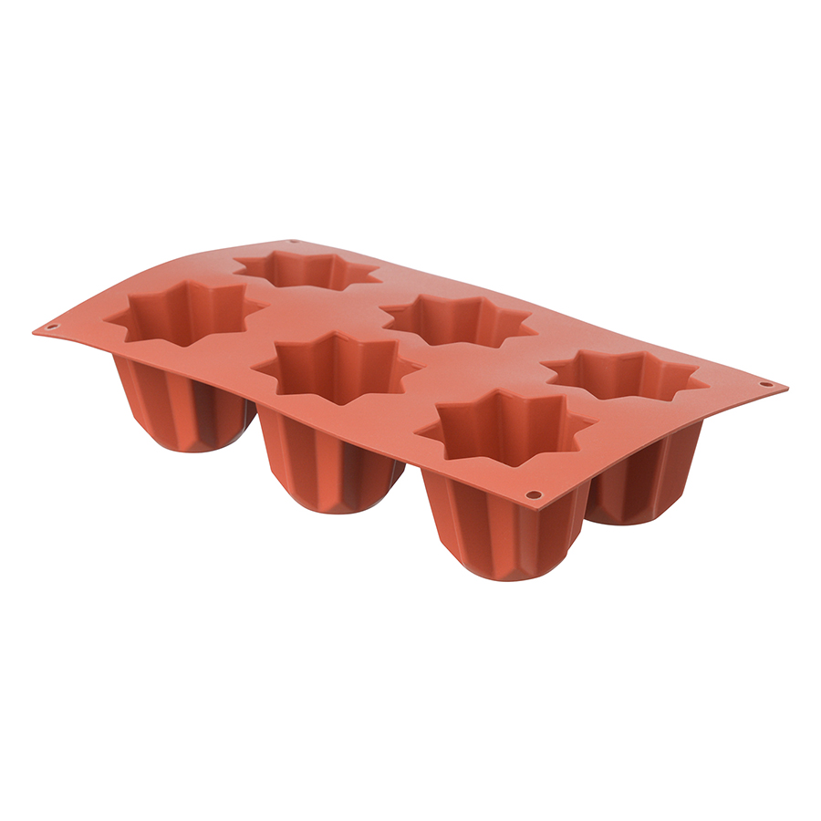 26.100.63.0065 Форма для приготовления пирожных mini pandoro силиконовая Silikomart 