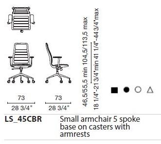 Cappellini Офисное кресло на колесиках Lotus sun-id-1436739 - Вид №12