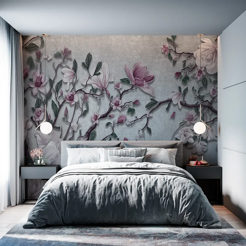 Фотообои Цветущий сад флизелиновые 300x270 см L13-558 FBRUSH 3D FLIZART STLM-2198368 - Вид №2