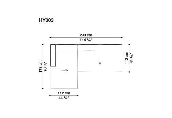 Ткань сад диван B&B Italia Outdoor HYBRID ARCH-00117020 - Вид №35