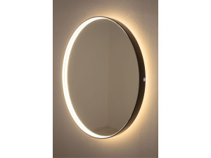 Круглое зеркало со встроенным настенным освещением