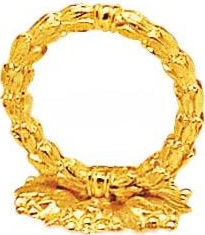 48082 Подставка для ножа Серебряная Odiot 