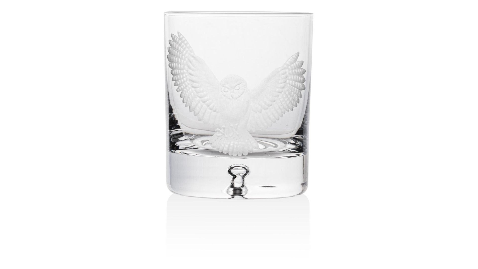 10651163 KROSNO Набор стаканов для виски Krosno "Легенда, Совы" 250мл, 6 шт Стекло  - Вид №4
