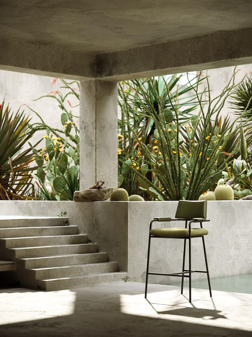 Domkapa Стул стальной с подлокотниками Stranger sun-id-1505407 - Вид №9