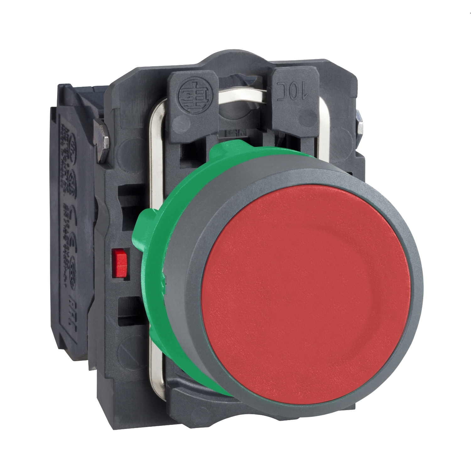 XB5AA45C0 КНОПКА 22ММ КРАСНАЯ С ВОЗВРАТОМ, МОНТАЖ ЗАПОДЛИЦО, 1НО, ПЛАСТИК C0 Schneider Electric Harmony XB5 