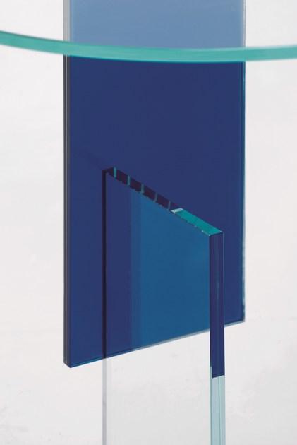 Glas Italia Круглый журнальный столик из хрусталя sun-id-1390616 - Вид №1