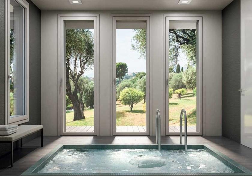 COCIF Распашная дверь патио с термическим разделением из алюминия и дерева Invisible sun-id-1367698 - Вид №2