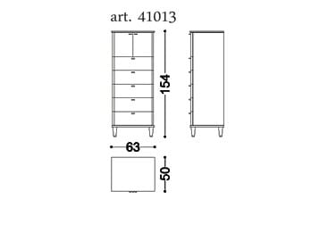 Деревянный комод OPERA CONTEMPORARY Дезире ARCH-00124435 - Вид №1
