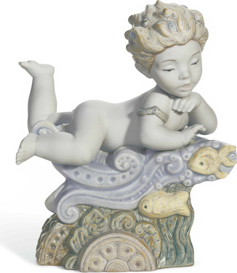 10669187 LLADRO Фигурка Lladro "Очарование жизнью" 16х14см Фарфор Lladró 