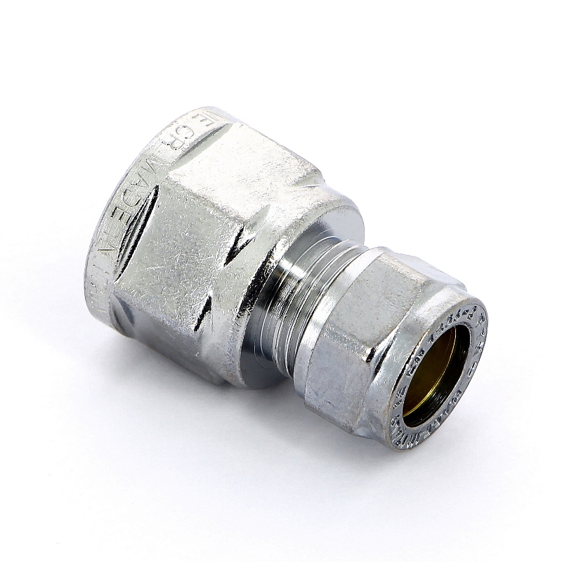 Муфта обжим-В хромированная TIEMME 12х1/2" 1130059 - Вид №3