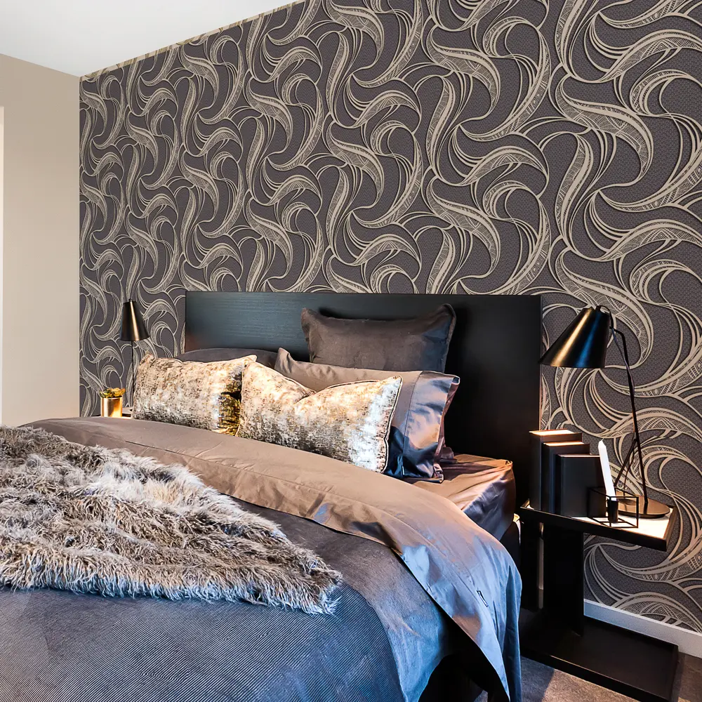 Обои флизелиновые Аспект Парадиз серые 1.06 м 70247-42 АСПЕКТ РУ STLM-2093852 - Вид №3