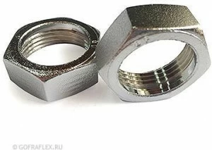 Накидная гайка латунная 3/4 дюйма Flexible hose Россия